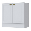 BALCÃO HENN 2 PORTAS 800 MM AMERICANA BRANCO HP (SEM TAMPO). REF.: C355-05