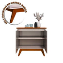 BUFFET IMCAL CLASSIC 0,85 MTS 2 PORTAS SEM ESPELHO COR: OFF WITE / NATURE COD.: 64333