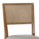 CADEIRA ARTSOLI IRIS COR CASTANHO CLARO COM ENCOSTO DE TELA ASSENTO COR A536 REF.: 2084