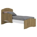 BERÇO HENN MINI CAMA BALA DE MENTA 0,60 COR RUSTICO BRANCO REF.: I02-18