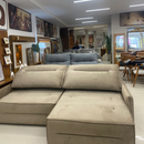 ESTOFADO BELLA DESIGNER PORTO 2,66 MTS ASS. 1,20 BRAÇO 0,13 CM DUPLO MOLEJO TECIDO FAIXA 100 COR 287