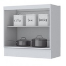 BALCÃO HENN 2 PORTAS 800 MM AMERICANA BRANCO HP (SEM TAMPO). REF.: C355-05