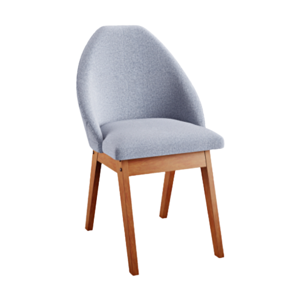 POLTRONA MADETAL GRECIA ESTOFADA COR MEL TECIDO COR 060 - B500 - IMPERMEAVEL