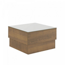 MESA DE CENTRO ARTELY PARATY COR PINHO COM ESPELHO