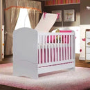 BERÇO HENN MINI CAMA BALA DE MENTA 0,60 COR BRANCO REF.: I02-10