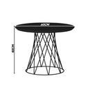 MESA DE CENTRO JB BECHARA REF.: 8040 LUXO COR: PRETO FOSCO