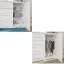 COMODA RIMO ANGRA 4 GAVETAS COM SAPATEIRA COR JEQUITIBA/ JEQUITIBA REF.: 47787