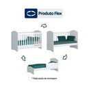 BERÇO HENN MINI CAMA BALA DE MENTA 0,60 COR BRANCO REF.: I02-10