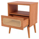 MESA CABECEIRA DALLA COSTA TELA SINTETICA C/1 GAVETA FREIJO COD=TW48 JJ