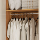 ROUPEIRO DEMOBILE DOMO 4 PTS+ 4 GAV. COM ESPELHO COR: CINAMOM / OFF WHITE 2,247ALTX1,57LARGX0,47