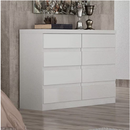 COMODA NOVO HORIZONTE BELLO 8 GAVETAS COR: BRANCA 23 REF.: 10120364