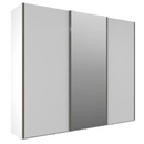 ROUPEIRO MAMBEL VENETO 3 PORTAS DESLIZANTES COM 1 PORTA DE ESPELHO COR BRANCO