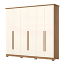 ROUPEIRO HENN LEBLON 6 PORTAS COR: NATURE/OFF WHITE REF.: D327-127