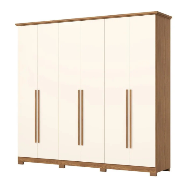 ROUPEIRO HENN LEBLON 6 PORTAS COR: NATURE/OFF WHITE REF.: D327-127