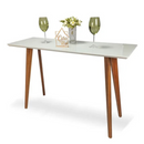 APARADOR ARTSOLI ELEN 120X35 CASTANHO CLARO/ OFF WHUTE REF: 1220