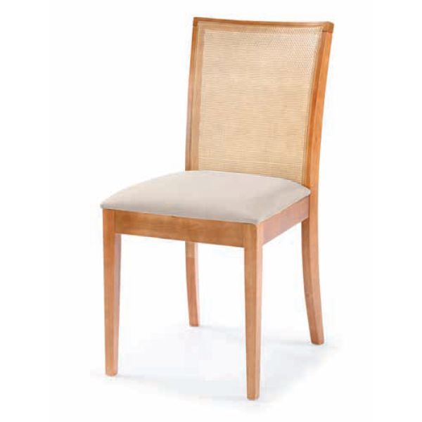 CADEIRA ARTSOLI DOM COR CC COM ENCOSTO DE TELA ASSENTO COR A119 REF.: 2230