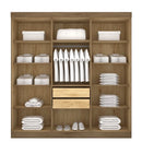 ROUPEIRO MOPAR FLORIDA 6 PORTAS E 2 GAVETAS COR: FREIJO/OFFF WHITE ALT2,16 X LARG2,07 X PROF 0,45