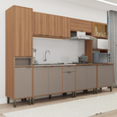 Cozinha Completa Compacta Modulada 6 peças Louise