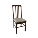 CADEIRA IAGO MATTE REQUINTE IMBUIA TECIDO 03 LINHO BEGE