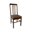 CADEIRA IAGO MATTE REQUINTE IMBUIA TECIDO 109 CORINO CONHAQUE