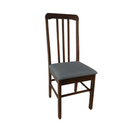 CADEIRA IAGO MATTE REQUINTE IMBUIA TECIDO 11 LINHO CINZA