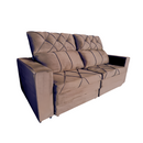 ESTOFADO NASALAH AAUSTIN 2,00 MTS TECIDO GRUPO COR: 103 CAPUCCINO