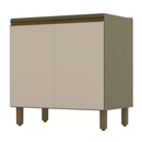 BALCÃO HENN CONNECT 2 PORTAS DUNA/CRISTAL