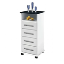 BALCÃO PASSE BEM AÇAI BRANCO/MARMORE