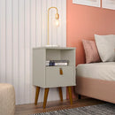 MESA DE CABECEIRA LINEA BRASIL BUZIOS COR OFF WHITE