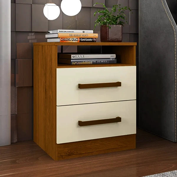 MESA DE CABECEIRA MOPAR MILÃO COR: FREIJO/OFF WHITE